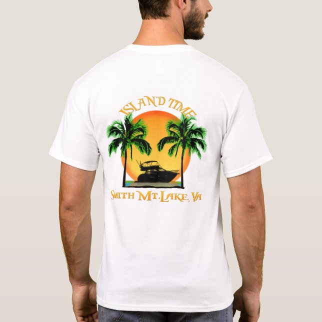 T-shirt Je Suis À L'Île 3 (Dos)