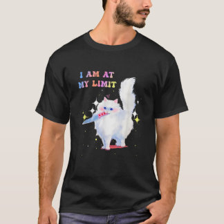 T-shirt Je Suis À Ma Limite Super Vêtements De Chat