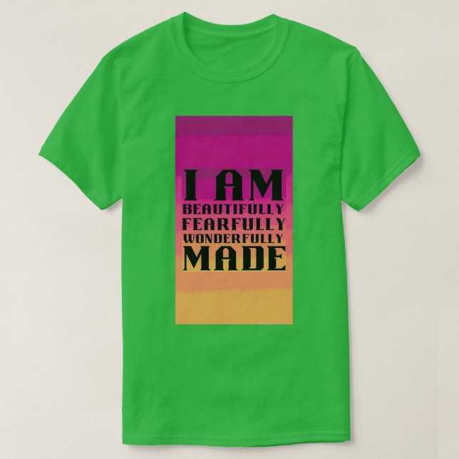 T-shirt Je Suis Affirmations (Design devant)