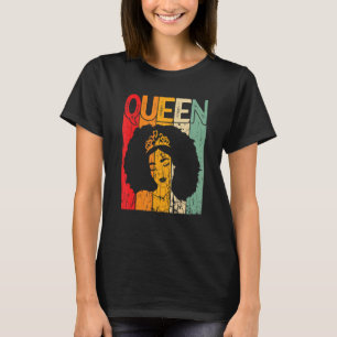 T-shirt Je Suis Afro Black Strong Queen Femme 3