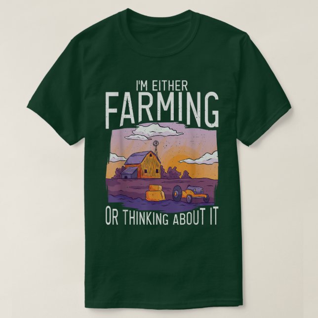 T-shirt Je suis Agriculture ou y pense Agricole Lover (Design devant)