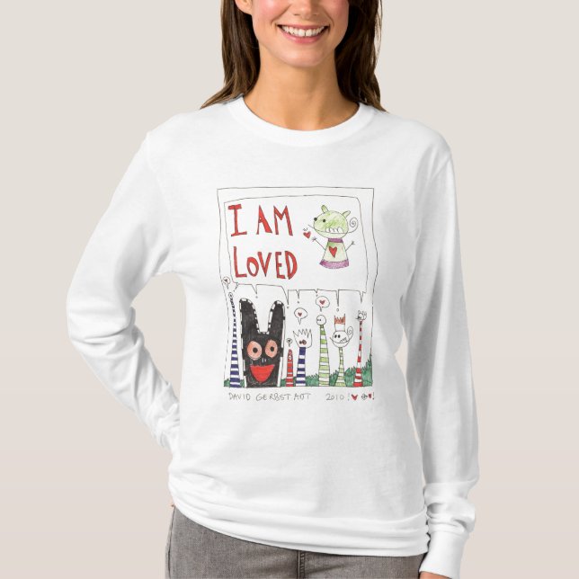 T-SHIRT JE SUIS AIMÉ (Devant)