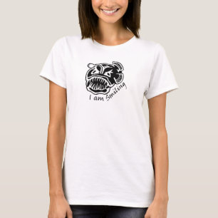 T-shirt Je suis Anglerfish souriant