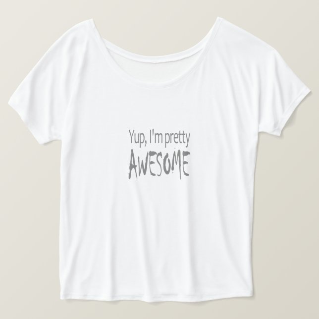 T-SHIRT JE SUIS ASSEZ INCROYABLE (Design devant)