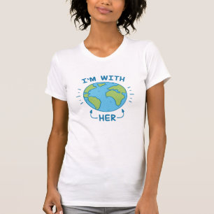 T-shirt Je suis avec elle