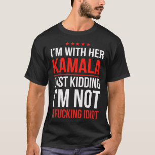 T-shirt Je suis avec elle Kamala présidente Kamala Harris