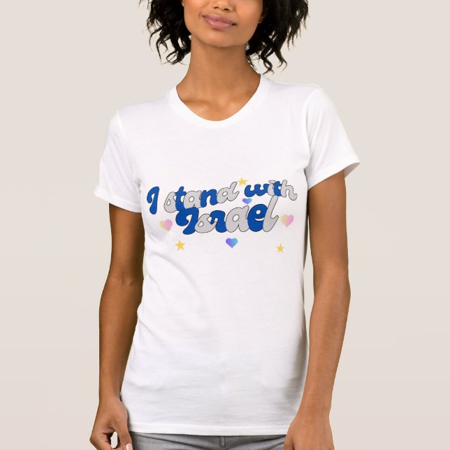 T-shirt Je suis avec Israël (Devant)