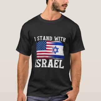 T-shirt Je Suis Avec Israël Chemise Israël Hommes Forts Fe