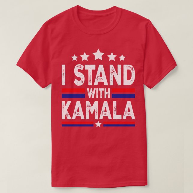 T-shirt Je suis avec Kamala 2024 (Design devant)