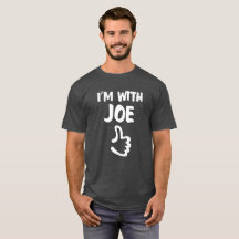 Je suis avec la chemise de Joe - gris de Heather