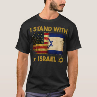 T-shirt Je Suis Avec La Chemise D'Israël Je Suis Avec Isra
