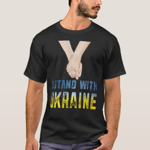 T-shirt Je Suis Avec La Chemise Ukrainienne Soutenez Le Dr