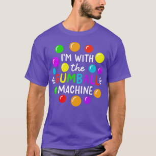 T-shirt Je Suis Avec La Machine À Gumball