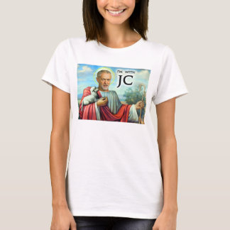 T-shirt Je suis avec la pièce en t des femmes de JC