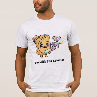 T-shirt Je suis avec la solution