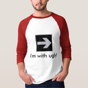 T-shirt je suis avec laid