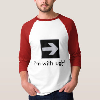 T-shirt je suis avec laid
