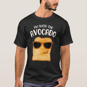 T-shirt Je suis avec l'Avocado Toast Halloween Costume 202
