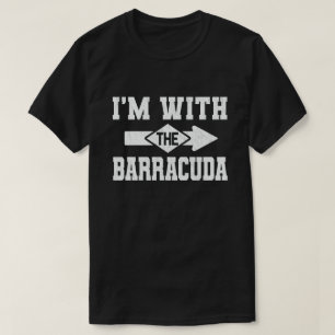 T-shirt Je suis avec le Barracuda drôle couple Halloween