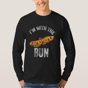 T-shirt Je suis avec le Bun Hot Dog Sausage drôle Hallowee