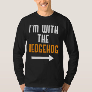 T-shirt Je suis avec le costume d'Halloween amusant Coup d
