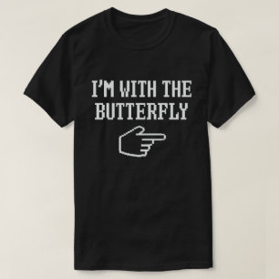 T-shirt Je suis avec le costume d'Halloween correspondant