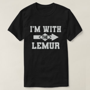 T-shirt Je suis avec le costume d'Halloween du couple Lemu