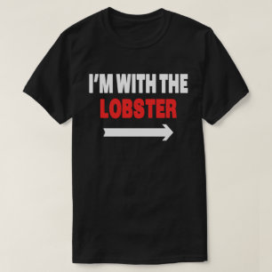 T-shirt Je suis avec le costume d'Halloween homard