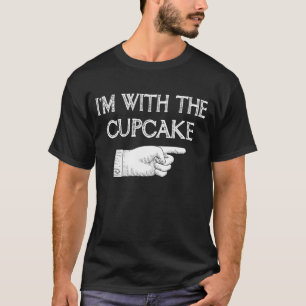 T-shirt Je suis avec le Cupcake Funny Couple Halloween