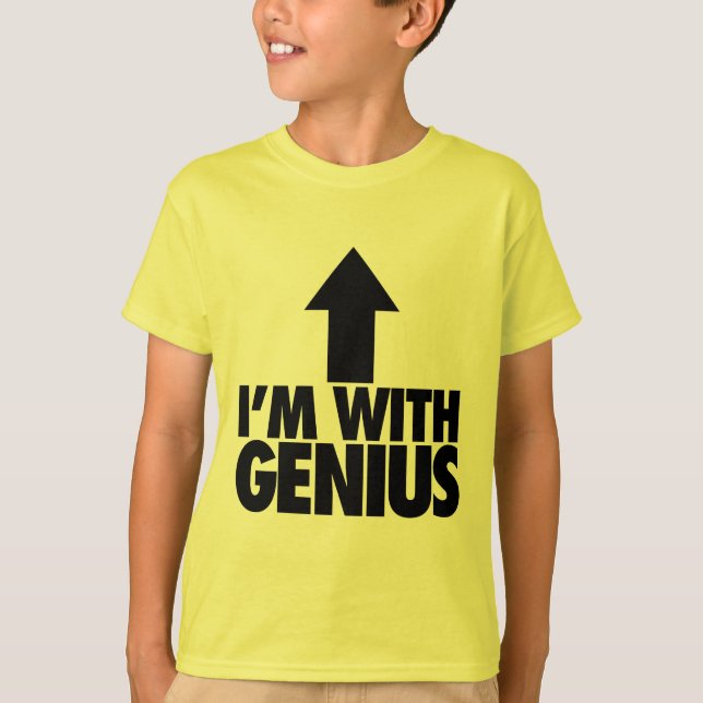 T-shirt Je suis avec le génie (Devant)
