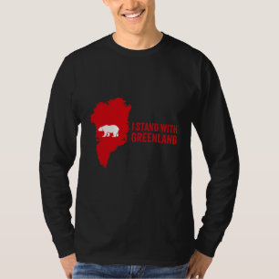 T-shirt Je suis avec le Groenland - Conception de soutien