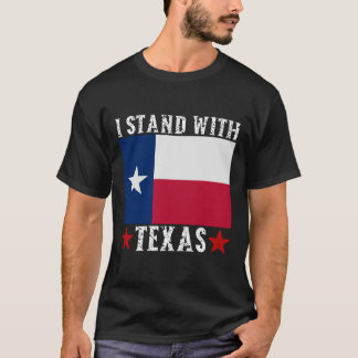 T-shirt Je Suis Avec Le Texas