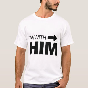 T-shirt Je suis avec lui (droit)