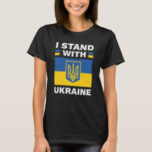 T-shirt Je Suis Avec L'Ukraine
