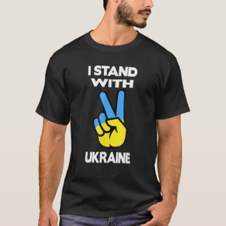 T-shirt Je Suis Avec L'Ukraine