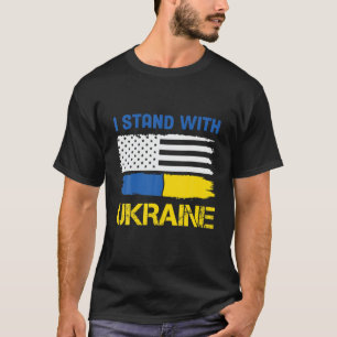 T-shirt Je Suis Avec L'Ukraine