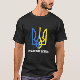 T-shirt Je Suis Avec L'Ukraine Drapeau Soutien Ukraine Ukr