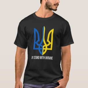 T-shirt Je Suis Avec L'Ukraine Drapeau Soutien Ukraine Ukr