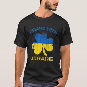 T-shirt Je Suis Avec L'Ukraine La Saint Patrick Day