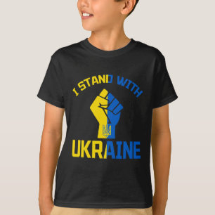 T-shirt Je suis avec l'Ukraine - Soutenir l'Ukraine - Prie