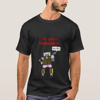 T-shirt Je suis avec Queerbot