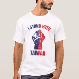 T-shirt Je suis avec Taiwan