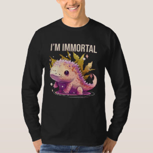 T-shirt Je suis Axolotl immortel Amphibien Poisson Mexicai