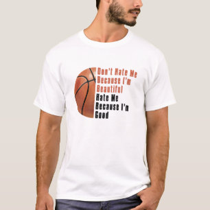 T-shirt Je Suis Beau Je Suis Bon Basket