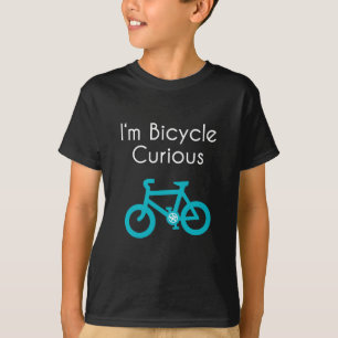 T-shirt Je suis bicyclette curieuse
