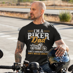 T-shirt Je suis Biker Papa Drôle Moto Rider Papa
