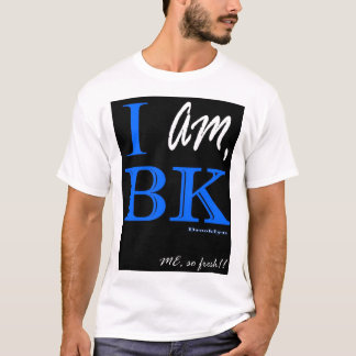T-shirt Je suis BK - bleu de noir - les hommes