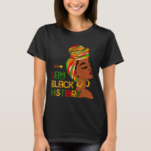 T-shirt Je Suis Black History Mois African American Junete