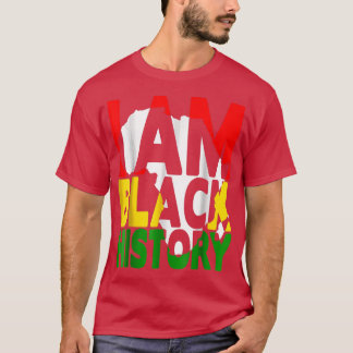 T-shirt Je Suis Black History Mois African American Pride 