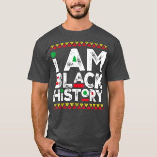 T-shirt Je Suis Black History Mois African American Pride 